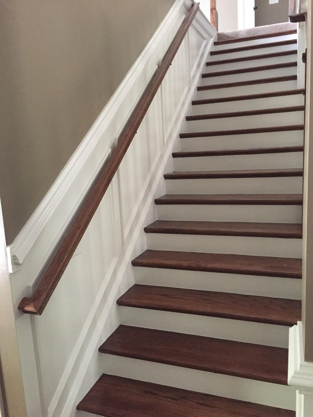 Interior stairs- paint & stain 