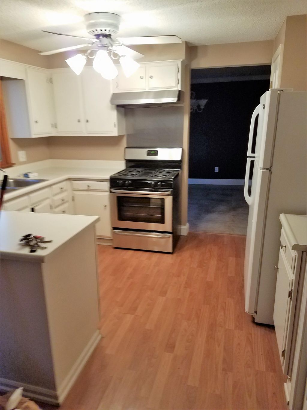 Kitchen and vinyl Flooring - Appliances
