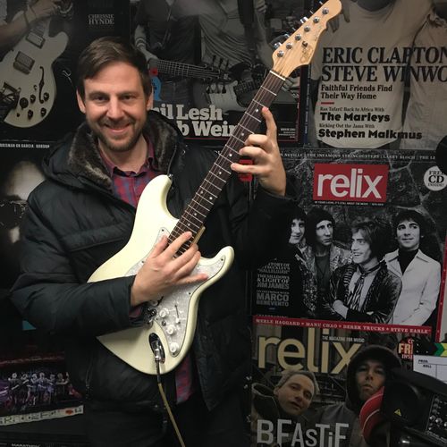 Playing for Relix magazine in NYC