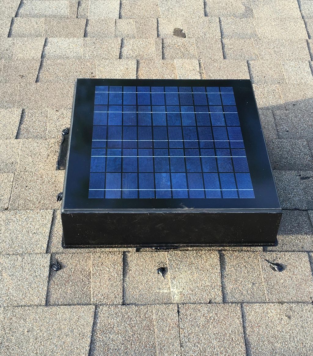 This 25-watt solar will keep your attic within 10 