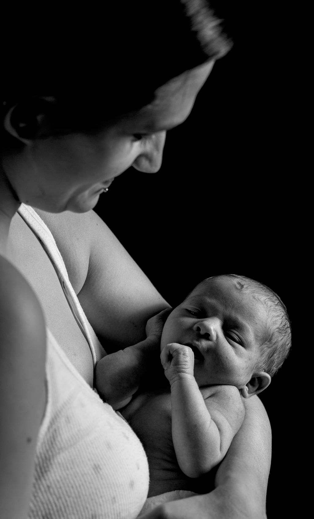 Mom and her newborn