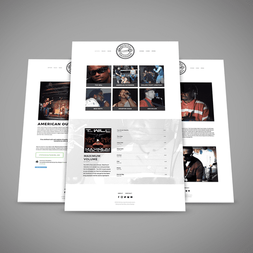 Website Design for Sticky Icky Entertainment in KC