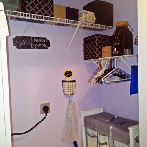 Laundry Room Organization After