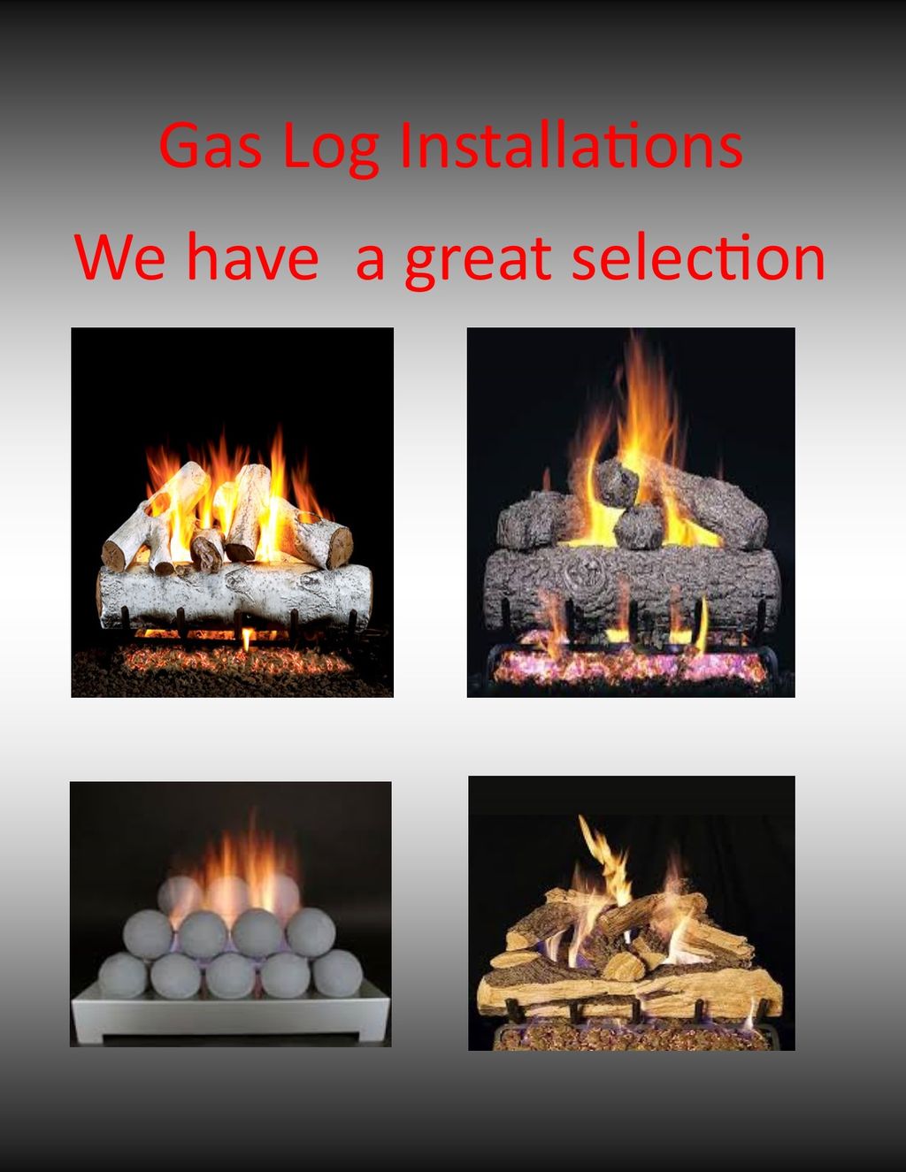 Gas Log Installation