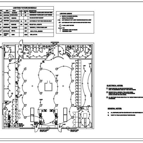 Electrical  Commercial Floor Plan