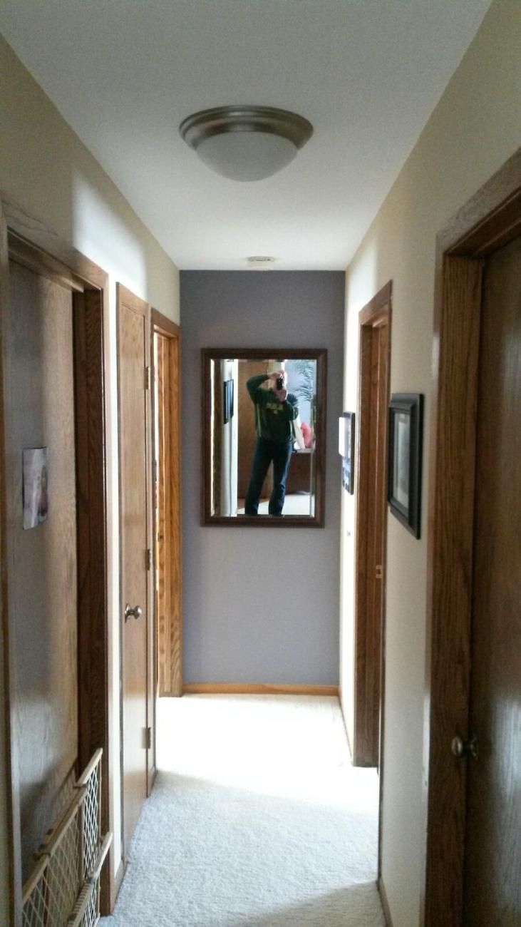 Recently done hallway