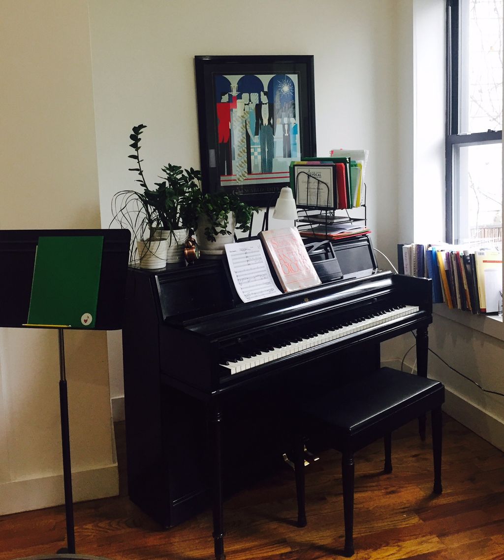 The studio space