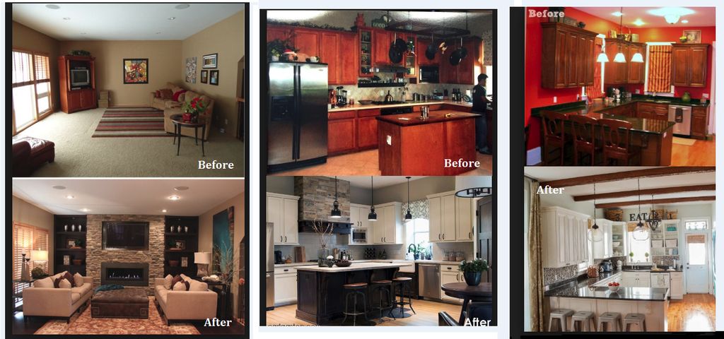 BEFORE & AFTER
Interior Design Photo Gallery