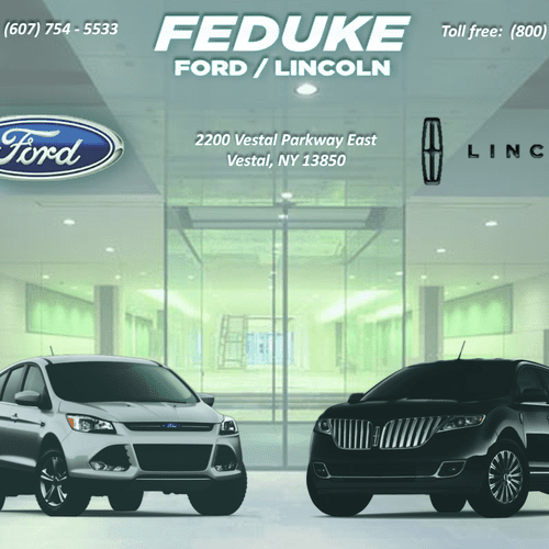 Splash page for Feduke Ford Lincoln