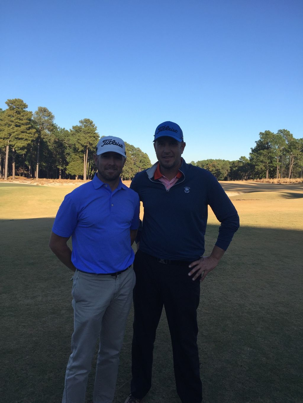 PGA Professional Stuart Clark and myself at the Ca