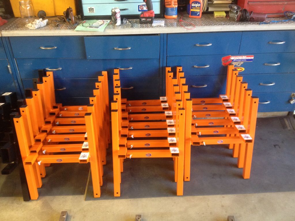 Custom ISPC paper target stands. Other AR500 targe