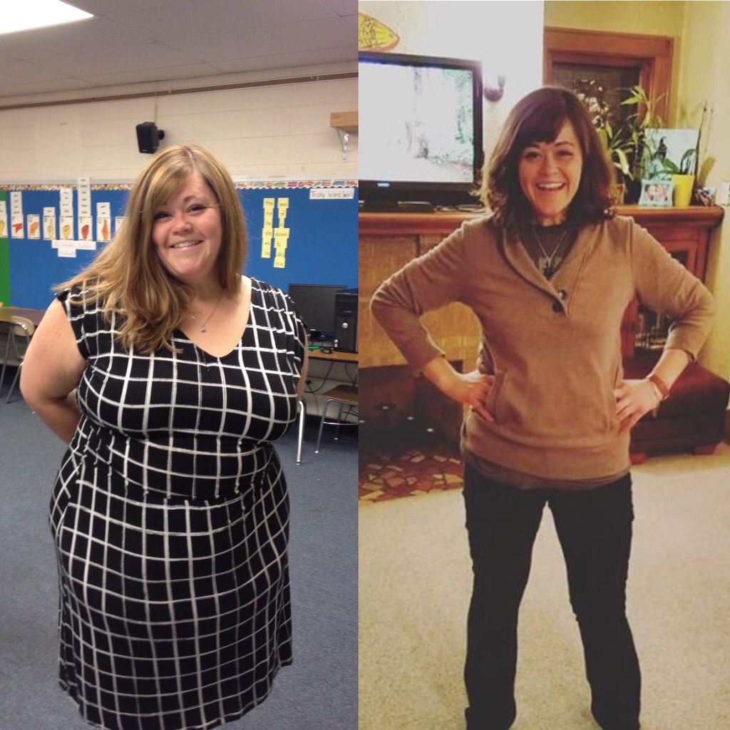 April has finally hit her goal! She started at 303