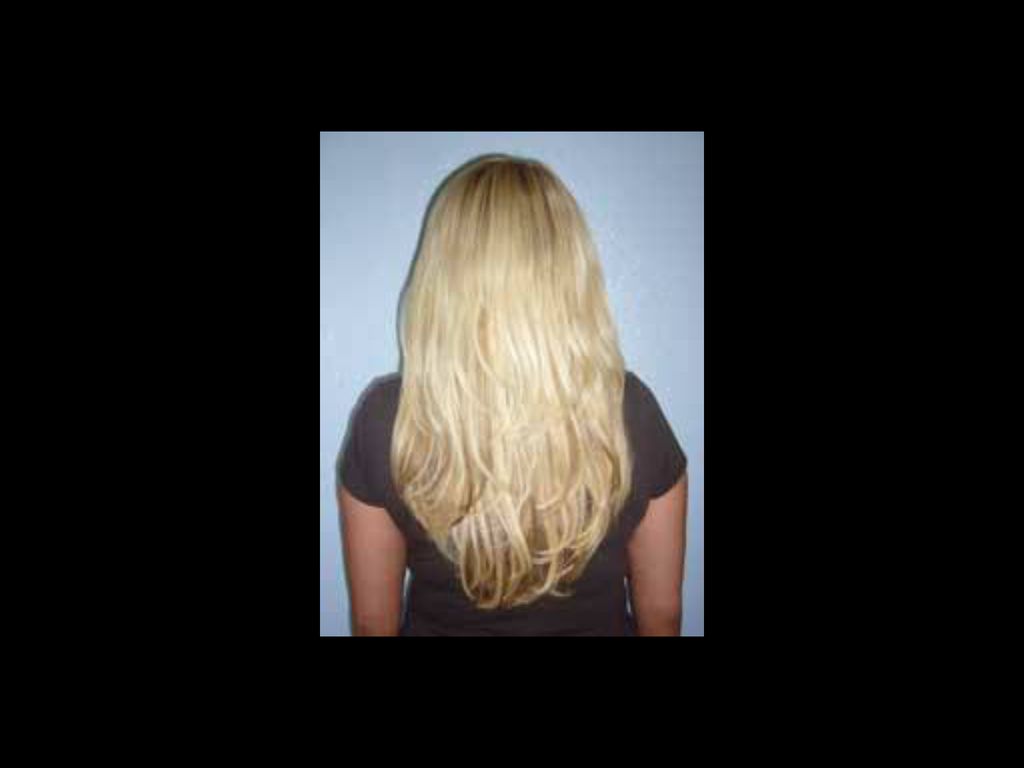 After 18" Remy Silk Body Wave Extensions