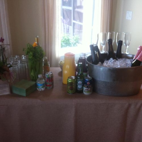 Private Home Bloody Mary & Mimosa Bar 
