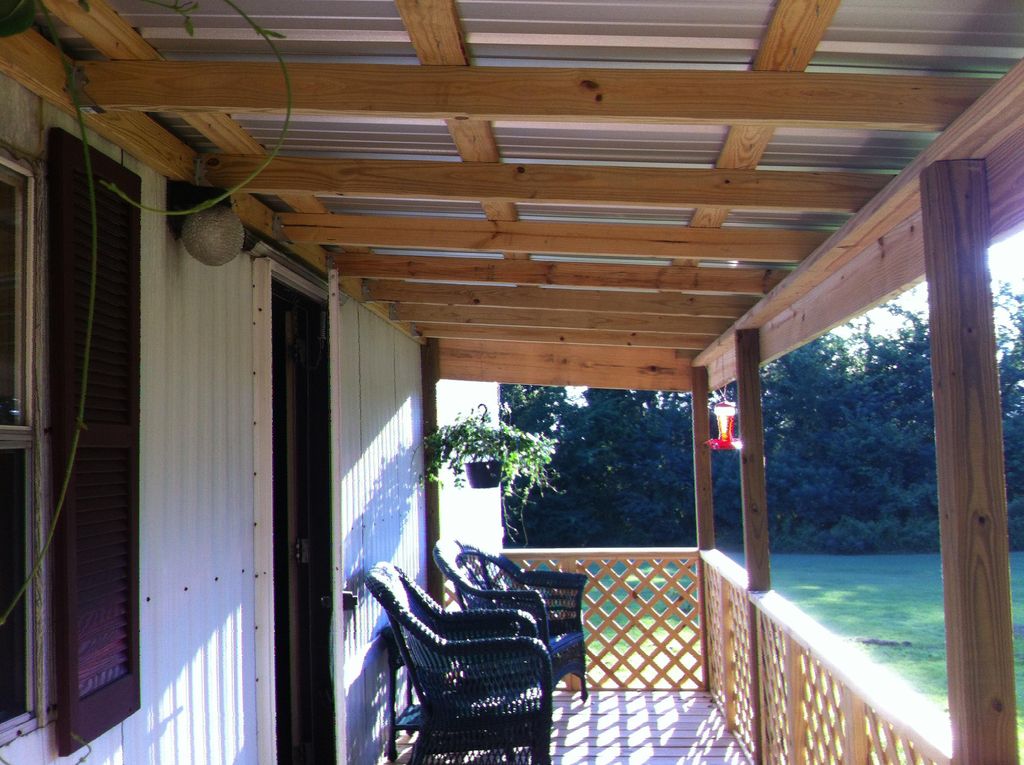 Tied to home, replaced small open landing. 