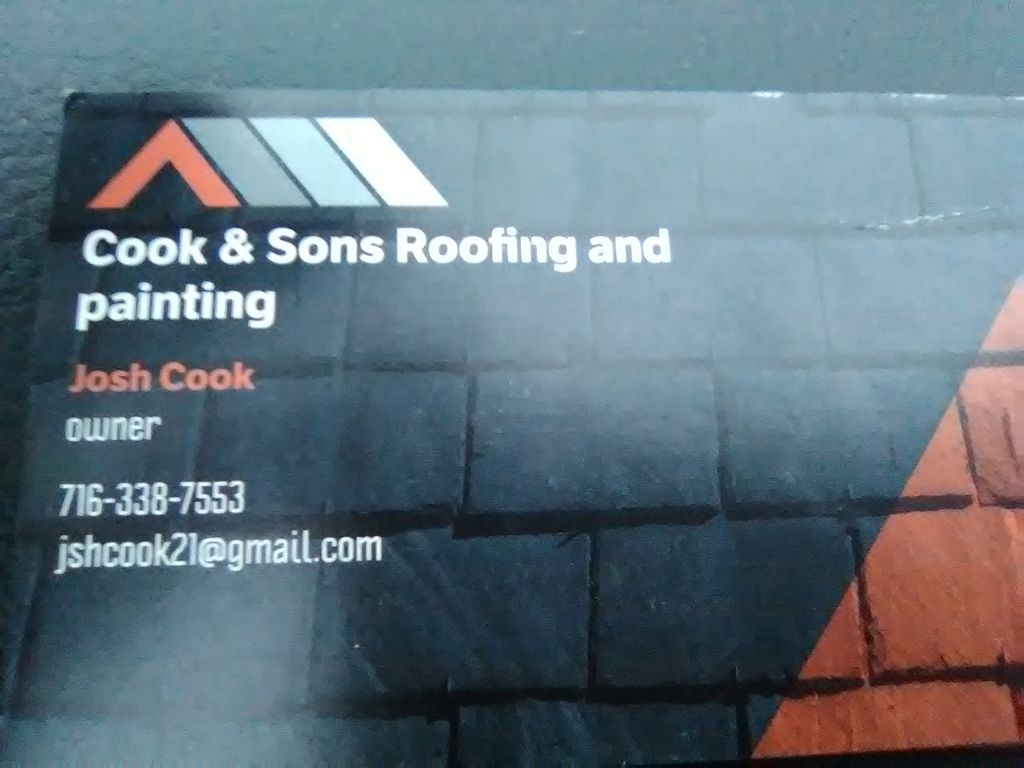 cook and son's roofing and painting