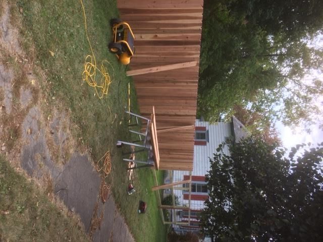 Cedar fence 