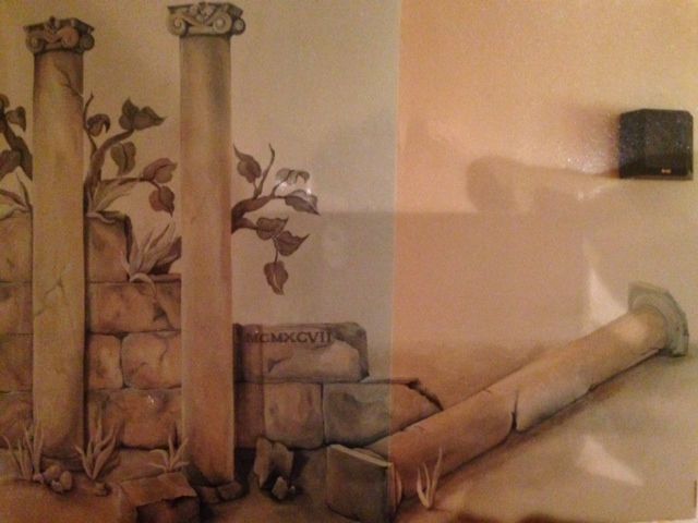 10' x 14' mural.  acrylic on drywall