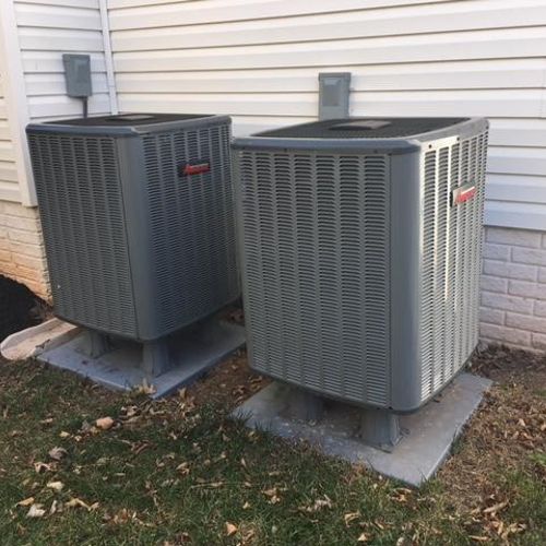Twin Hybrid systems (electric/ natural gas back-up