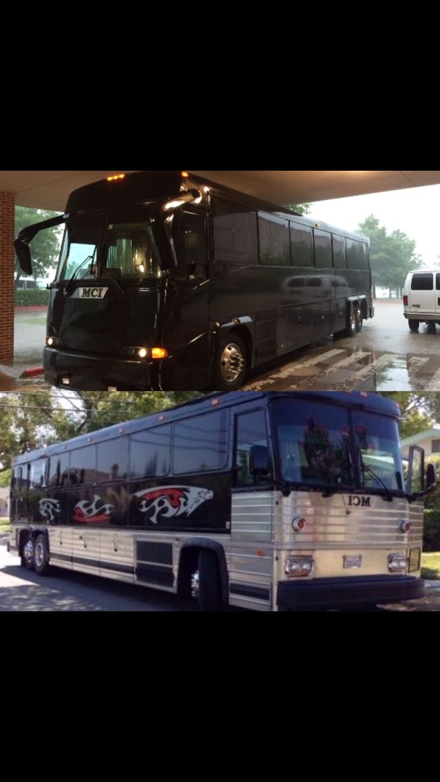 Outside of our Luxury party buses
