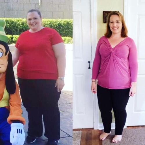 Katy lost a total of 114 pounds so far!