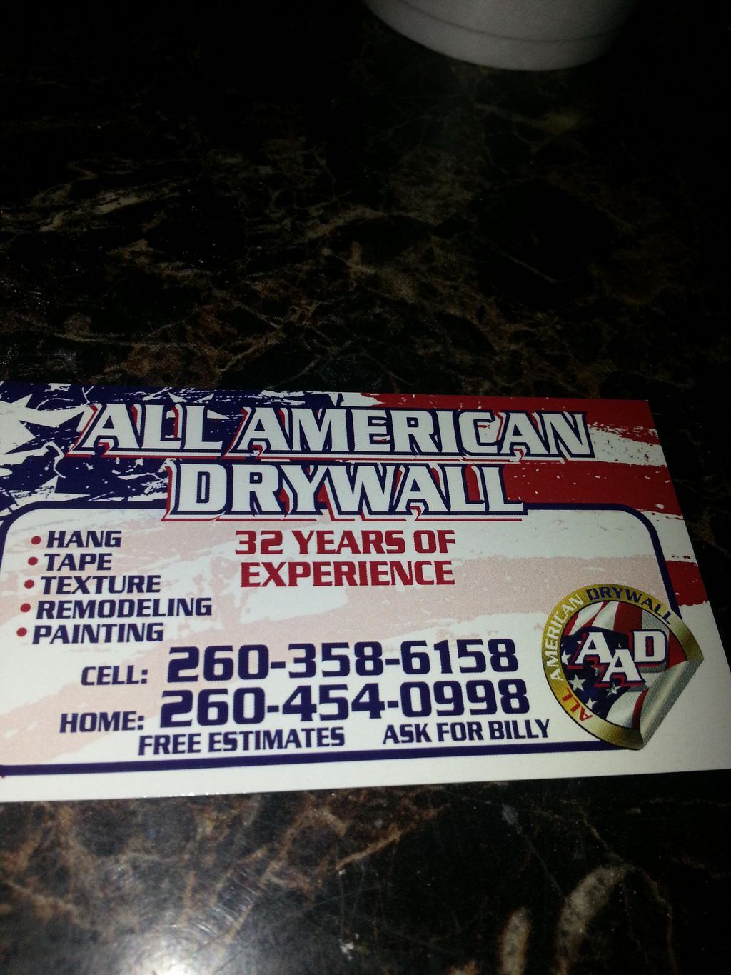All American drywall painting and texturing