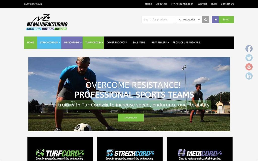 This is a responsive e-commerce website we built f
