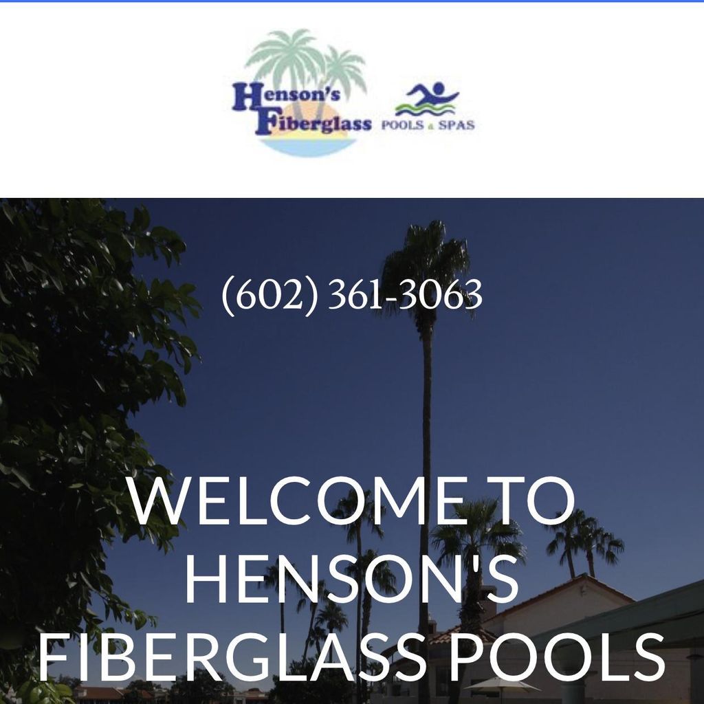 Henson’s Fiberglass pools and spas