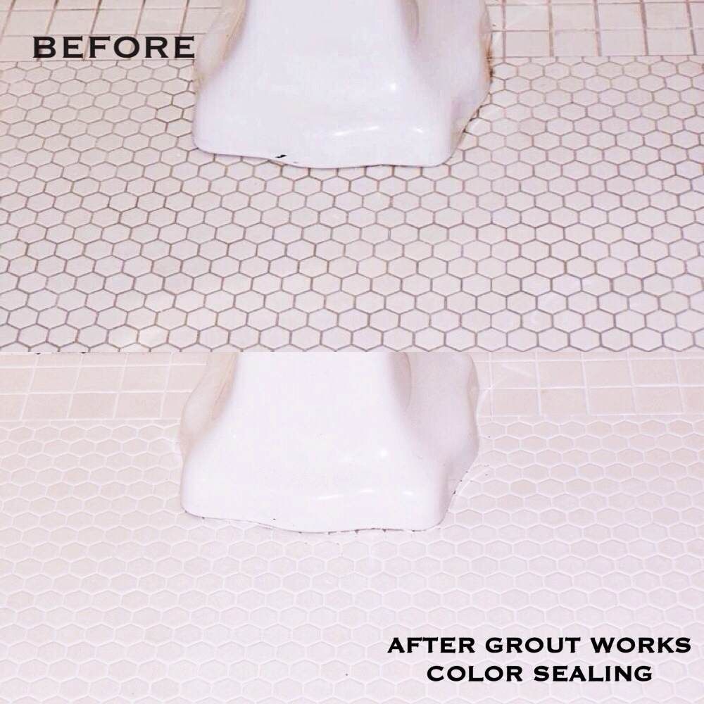 You will never have to scrub those old, dirty grou