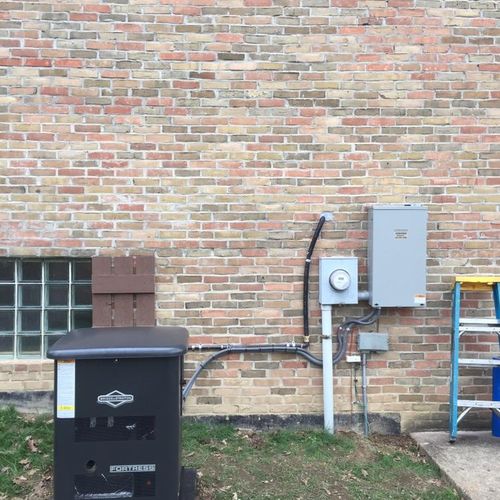 Whole house standby generator