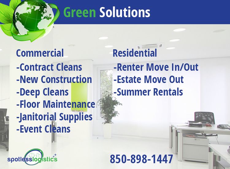 A full range of commercial cleaning services to fi