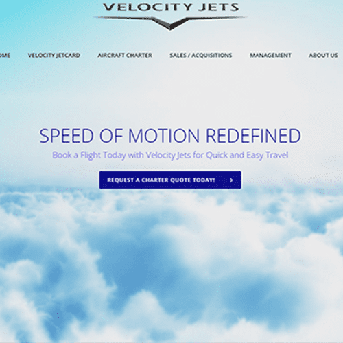 Velocity Jets- Web Design + Web Marketing