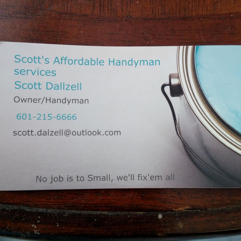 Scott's Affordable handyman service
