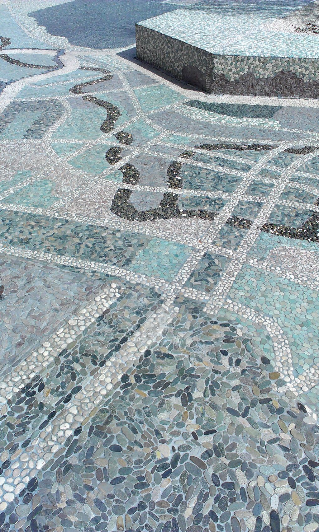 Mosaic @ San Antonio Police Department plaza on Sa