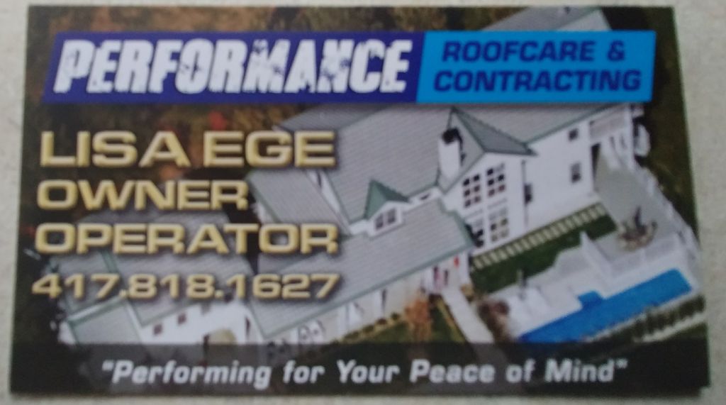 Performance Roof Care and Contracting