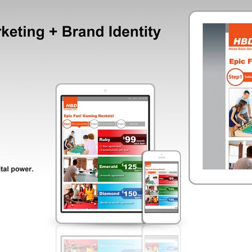 Digital marketing & Brand development,
Client: HBD