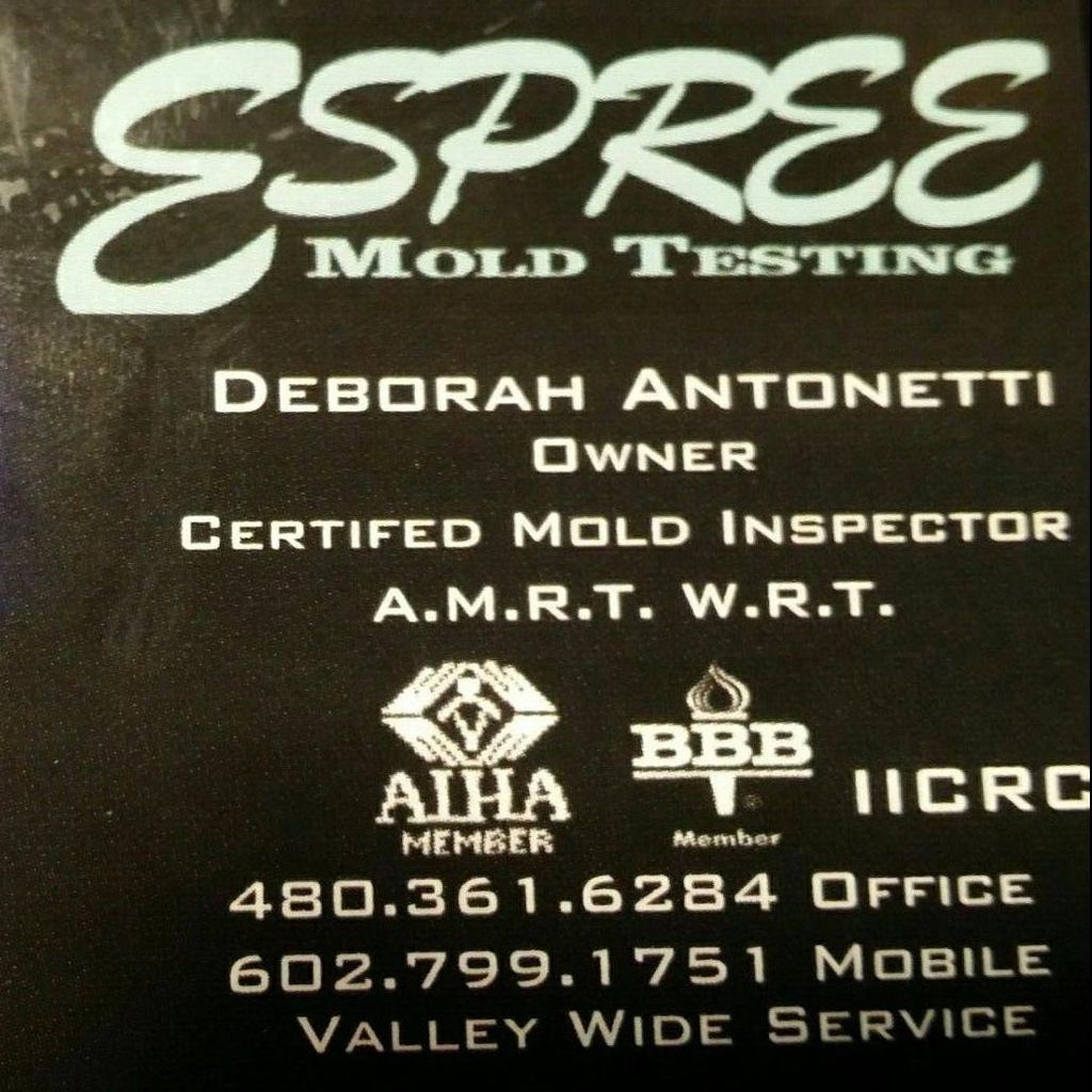 Espree Mold Testing & Inspections