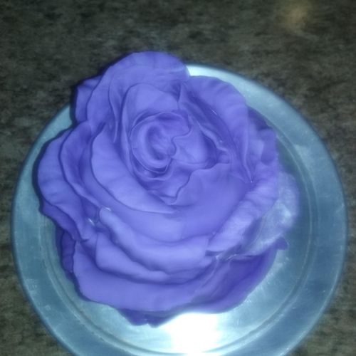 Rose Petal Vanilla Cake