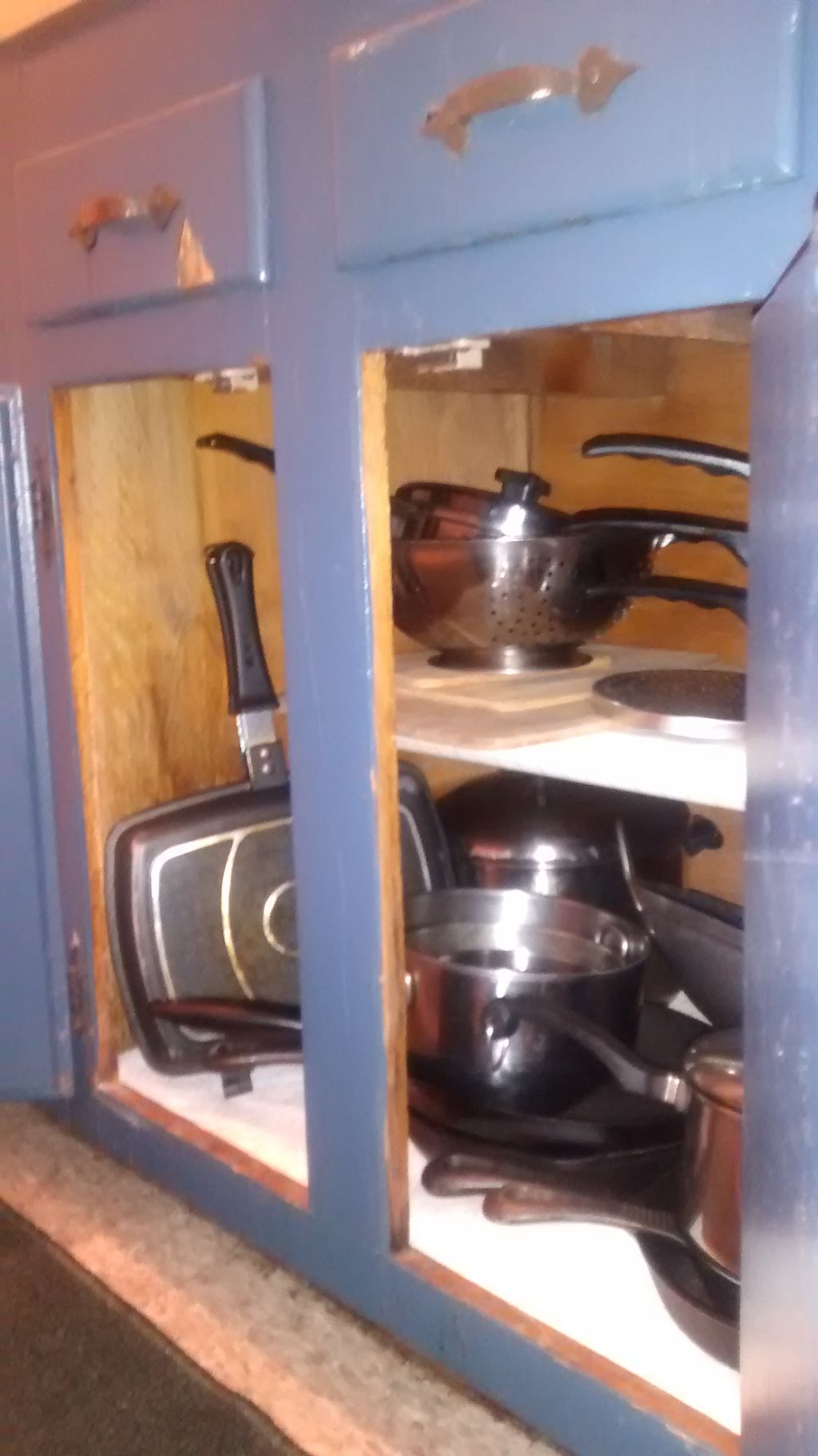 Before:   Pots and Pans   ............ In the hard