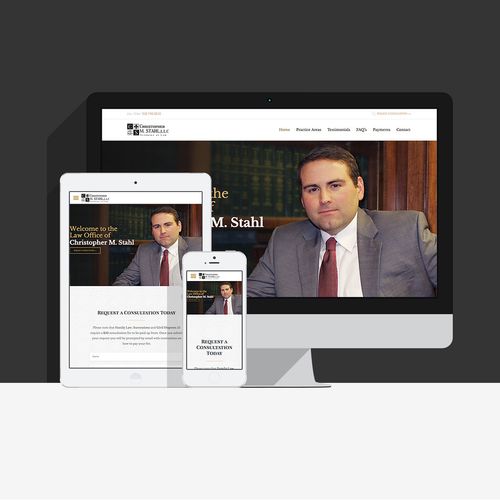 Wordpress website for the Law Office of Chris Stah