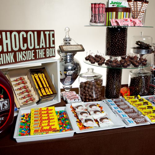 Chocolate Candy Table