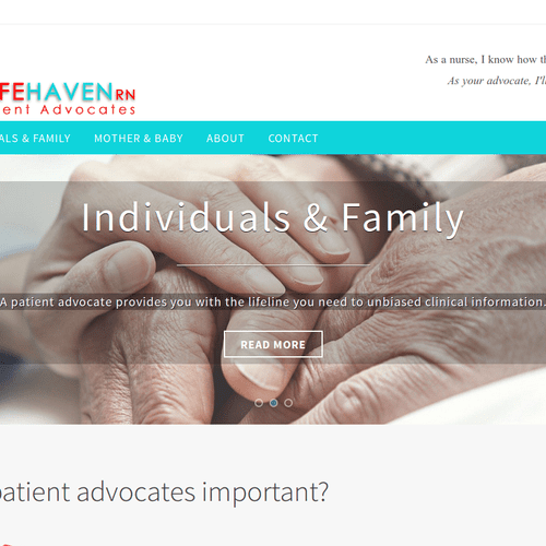 Safehavenadvocates.com - Patient advocacy.  Web de