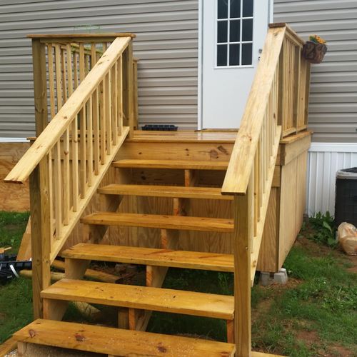 Deck stairs