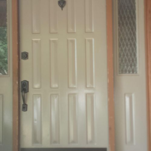 Painted Front Door Pensacola