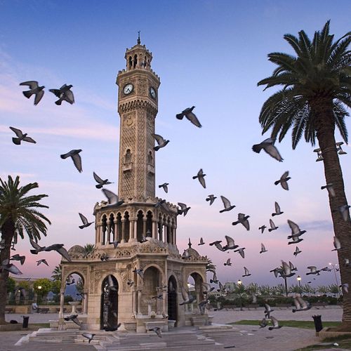 Konak Clock Tower in Izmir, Turkey.  I had the ple