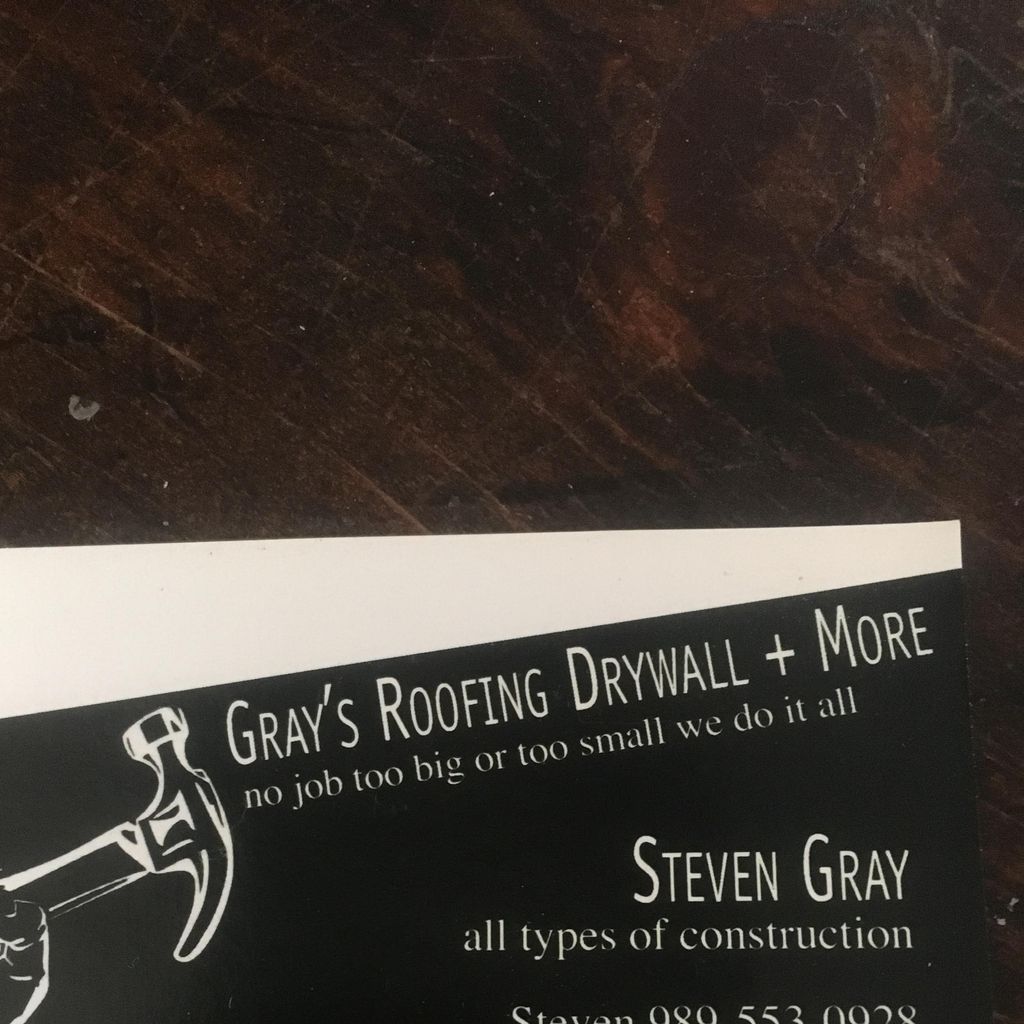 Gray's roofing drywall +more