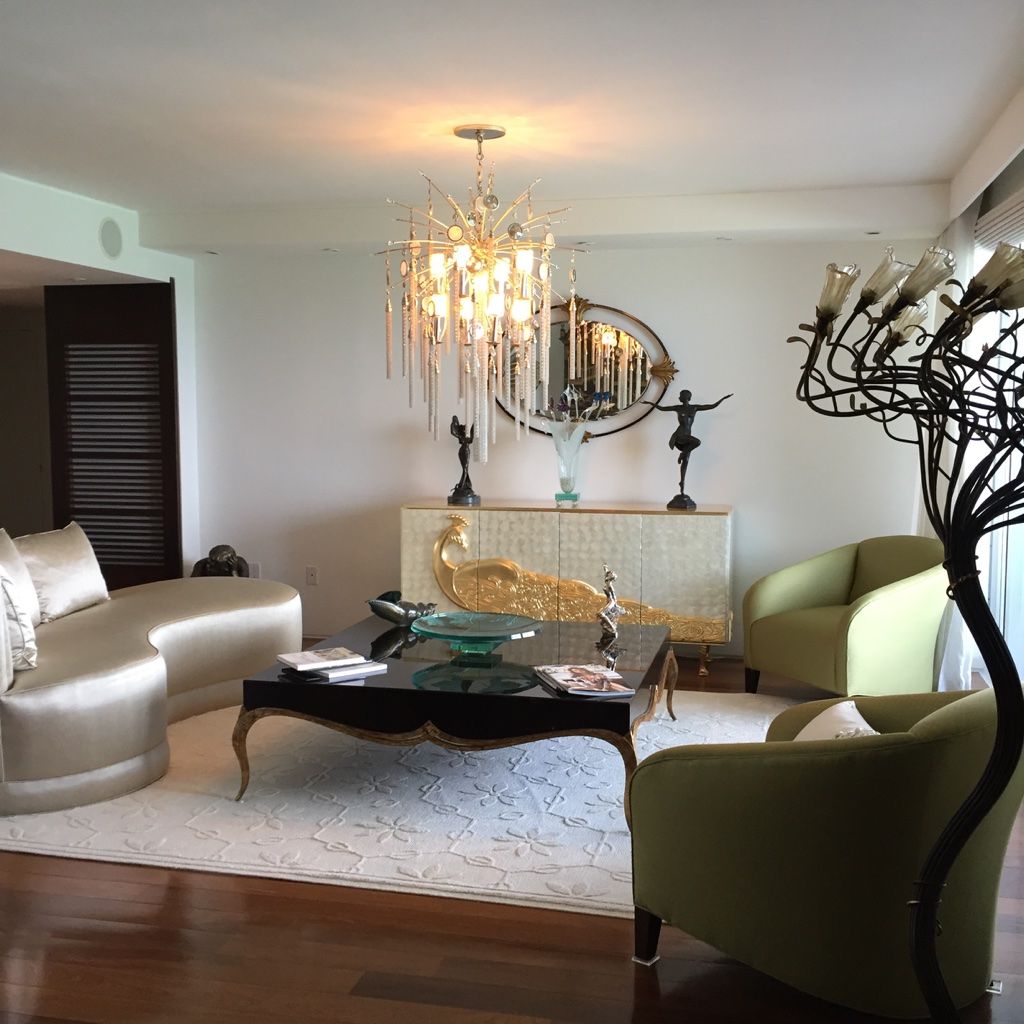 Euro-chic living room