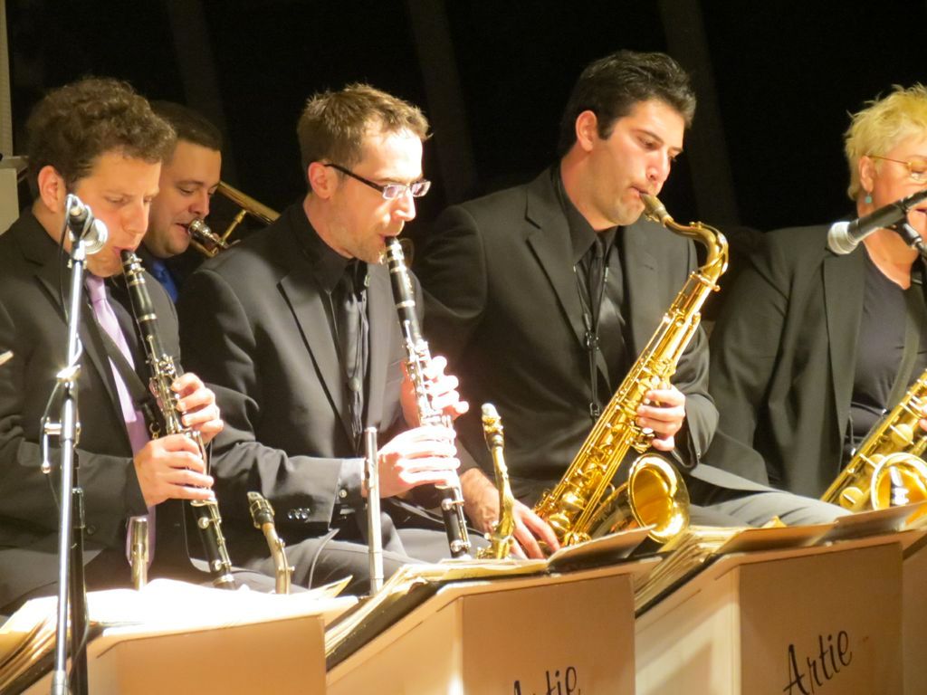 Performing with the Artie Shaw Jazz Orchestra