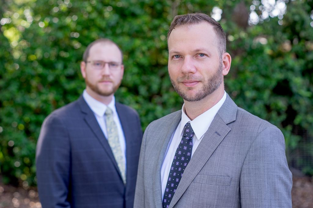 Leppard Law attorney Joel Leppard and associate at