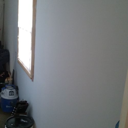 Drywall Hung & Window Install
